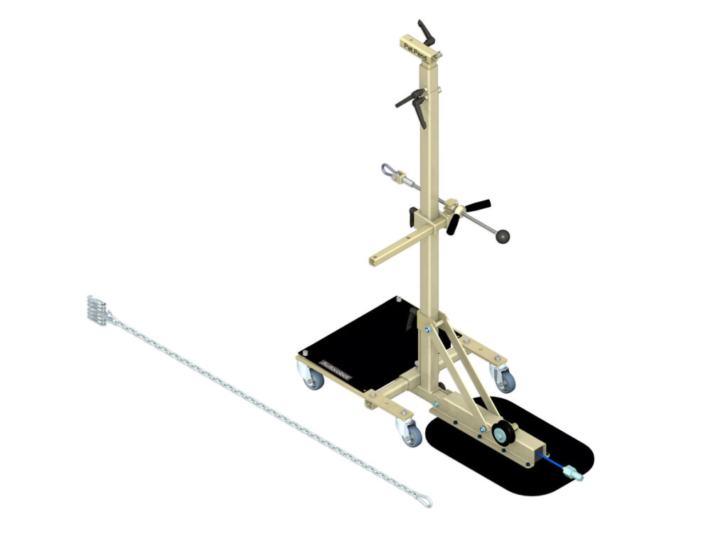 Drawing of vacuum anchor set