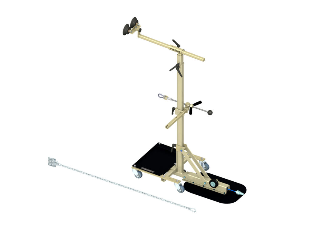 Drawing of complete vacuum anchor set