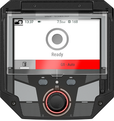 Pistehitsauslaitteen näyttö